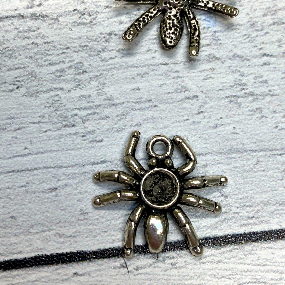 Vintage Silver Spider charm